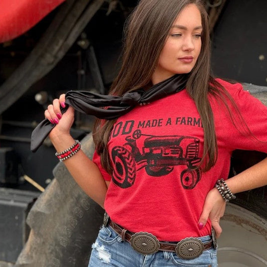 God Made A Farmer Tee