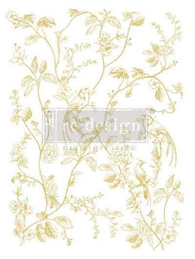 Decor Transfer® by Kacha in Gold Foil - A Bird Song