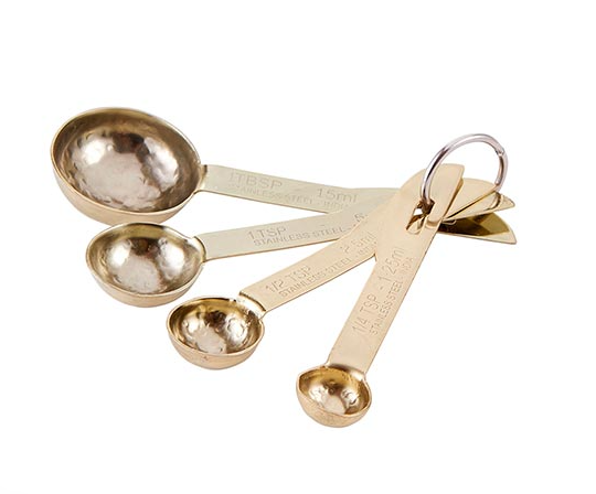 Gold Measuring Spoons