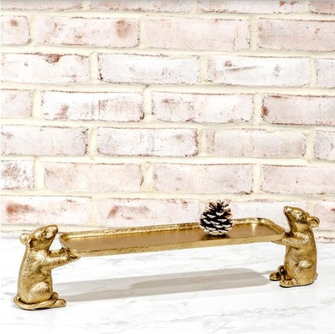 Gold Mice Tray