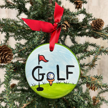 Hand-Painted Ceramic Ornament - Occupations & Hobbies