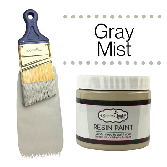 Rethunk Junk Resin Paint in Gray Mist