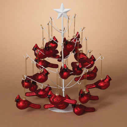 Hand Blown Glass Cardinal Ornament