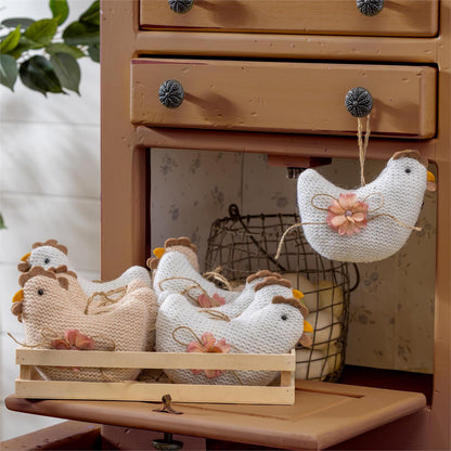 Hanging Fabric Farm Chicken