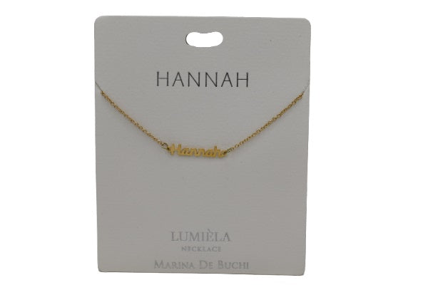 Mulberry Studios Personalized Name Necklaces - A through L