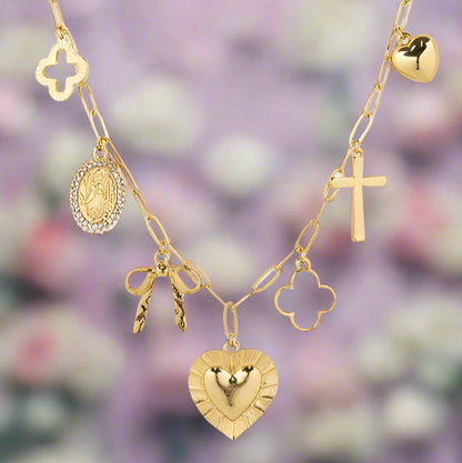 Gold Charm Jewelry