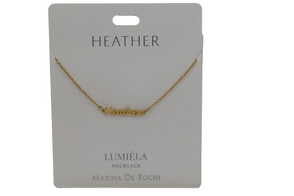 Mulberry Studios Personalized Name Necklaces - A through L