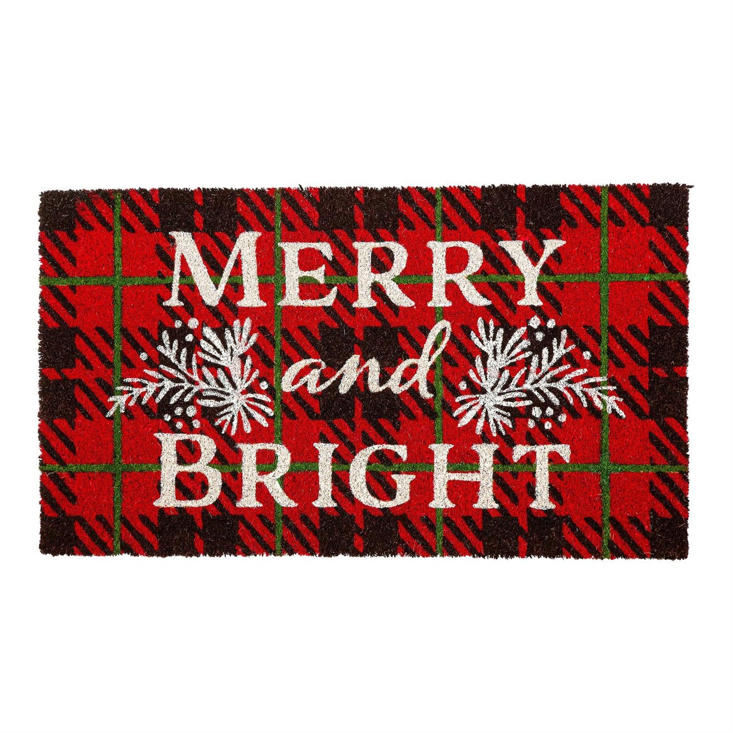 Holiday Salutation Coir Mat