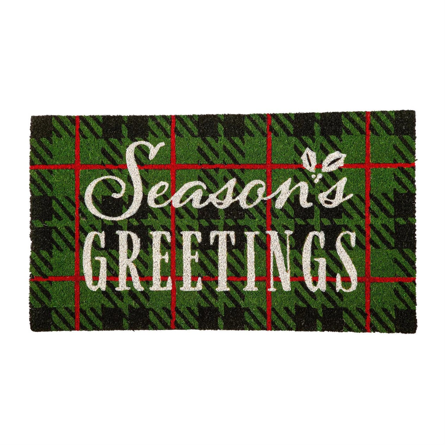 Holiday Salutation Coir Mat