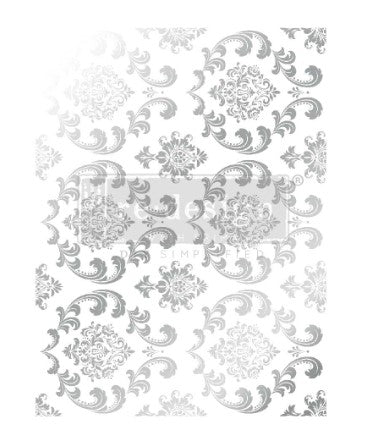 Decor Transfer® by Kacha in Foil - Silver House of Damask