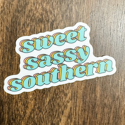 Sweet Sassy Southern Sticker