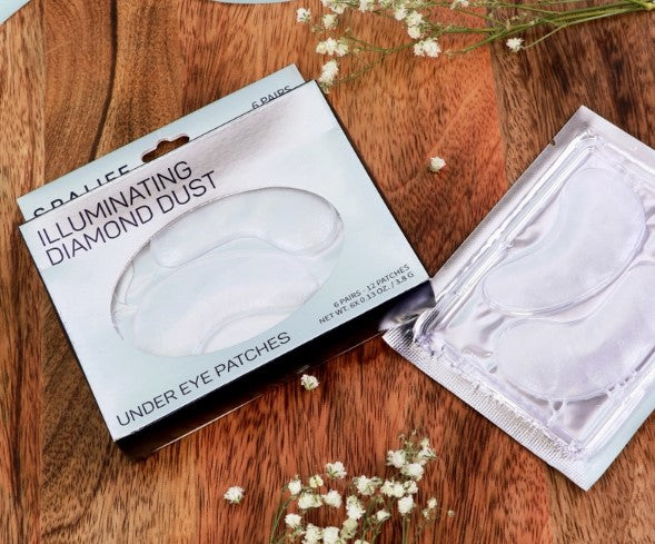 Illuminating Diamond Dust Under Eye Masks (6 Pairs)