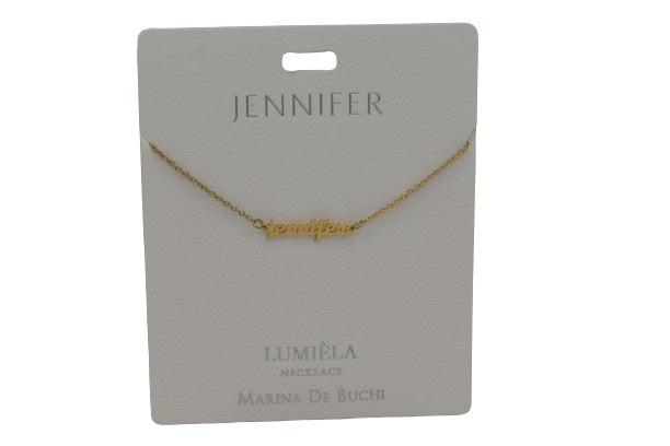 Mulberry Studios Personalized Name Necklaces - A through L