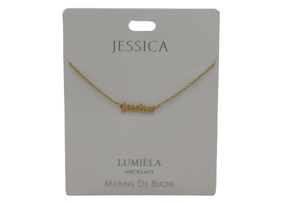 Mulberry Studios Personalized Name Necklaces - A through L