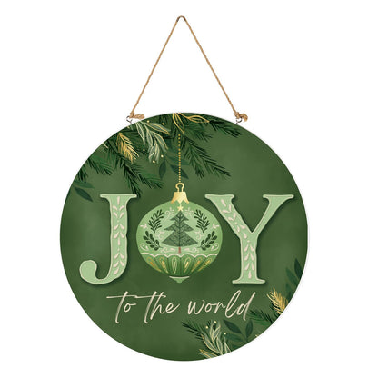Joy To The World Door Hanger