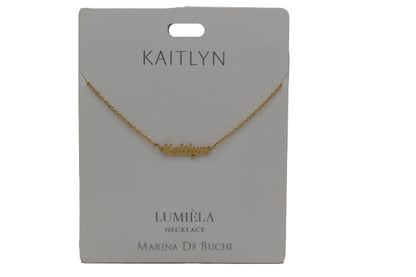 Mulberry Studios Personalized Name Necklaces - A through L