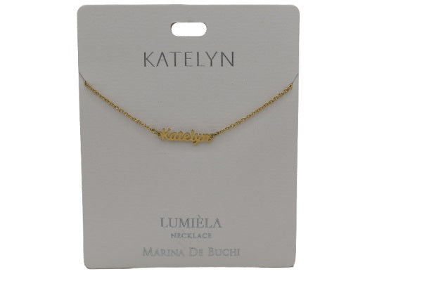 Mulberry Studios Personalized Name Necklaces - A through L