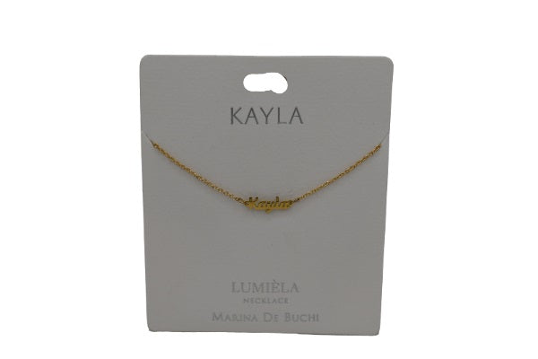 Mulberry Studios Personalized Name Necklaces - A through L