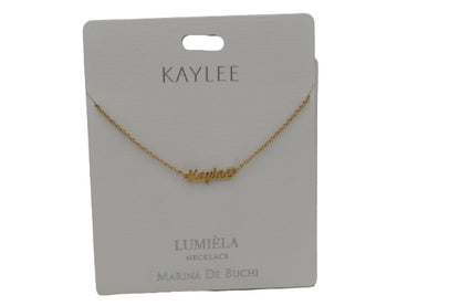 Mulberry Studios Personalized Name Necklaces - A through L