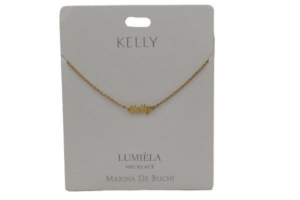 Mulberry Studios Personalized Name Necklaces - A through L