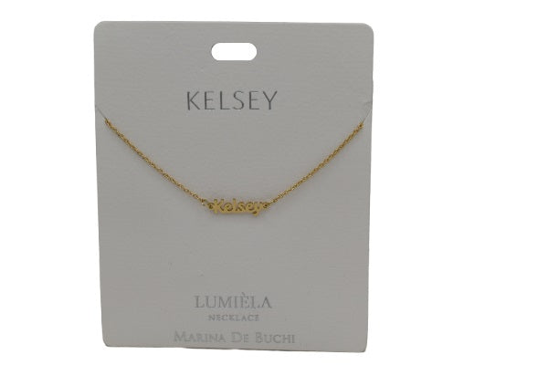 Mulberry Studios Personalized Name Necklaces - A through L