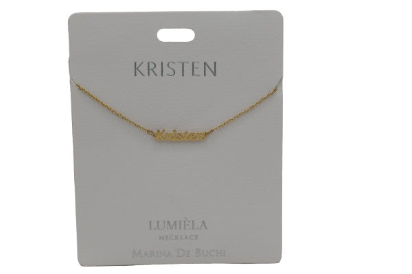 Mulberry Studios Personalized Name Necklaces - A through L