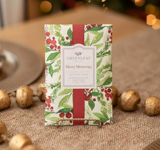 Greenleaf Large Sachet - Holiday Scents