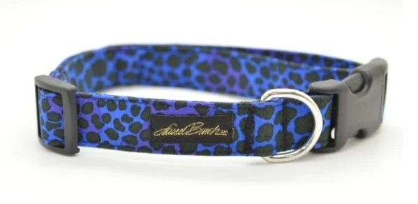 Laurel Burch Blue Leopard Collar