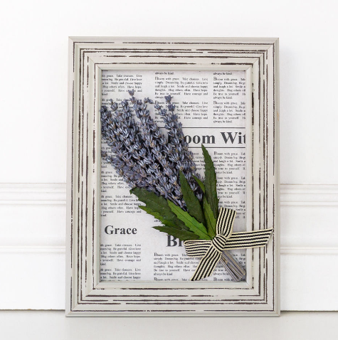 Floral Frame - Lavender