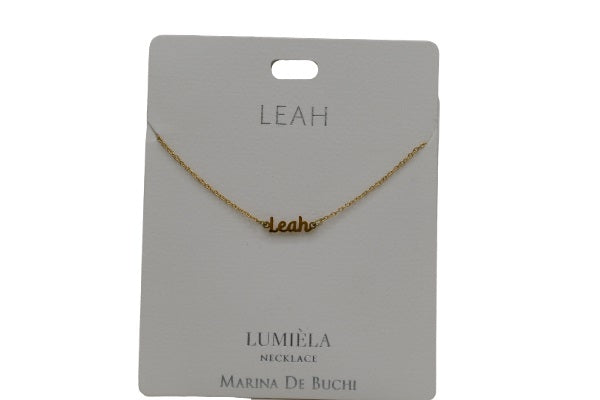Mulberry Studios Personalized Name Necklaces - A through L