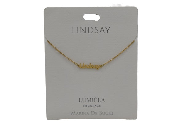 Mulberry Studios Personalized Name Necklaces - A through L