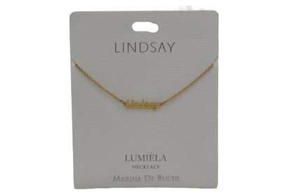 Mulberry Studios Personalized Name Necklaces - A through L