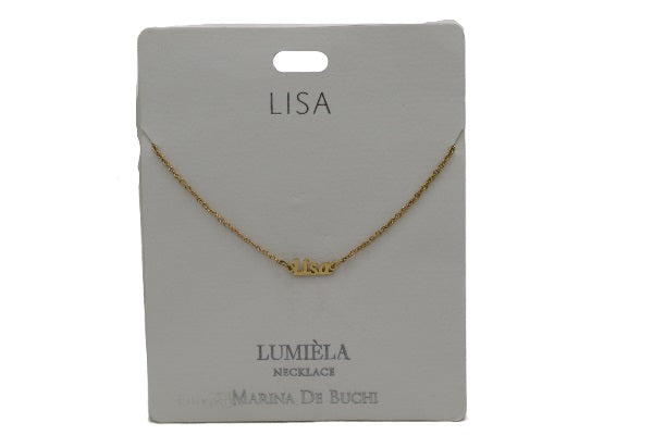 Mulberry Studios Personalized Name Necklaces - A through L