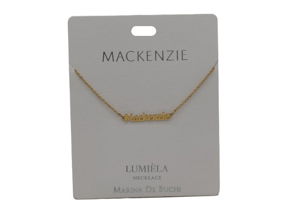 Mulberry Studios Personalized Name Necklaces - M through V