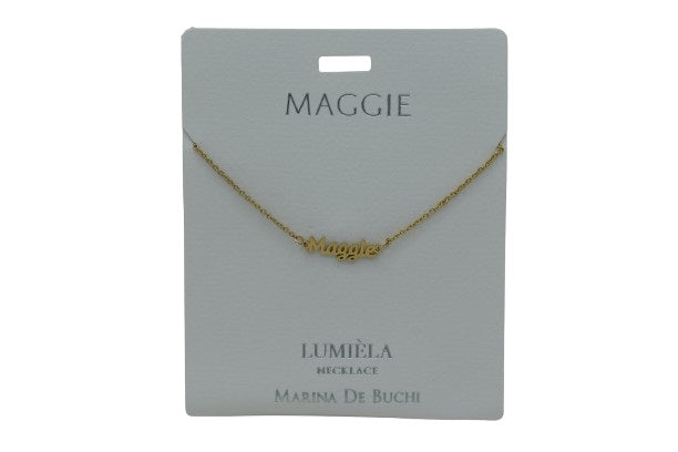 Mulberry Studios Personalized Name Necklaces - M through V