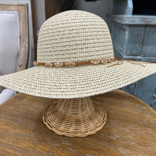 Magid Beaded Floppy Hat