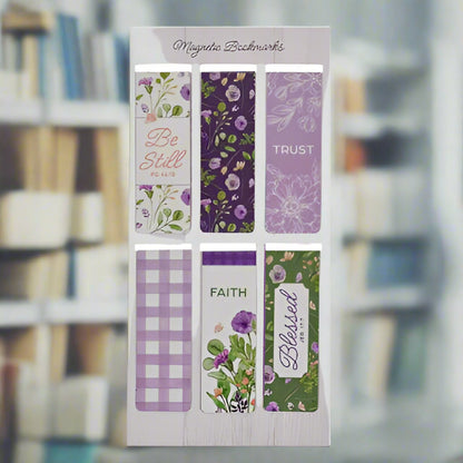 Christian Art Gifts Faith Magnetic Bookmark Sets