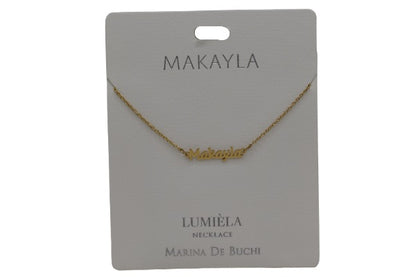 Mulberry Studios Personalized Name Necklaces - M through V