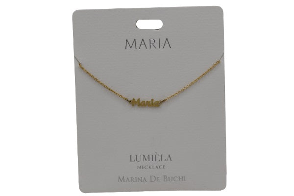 Mulberry Studios Personalized Name Necklaces - M through V