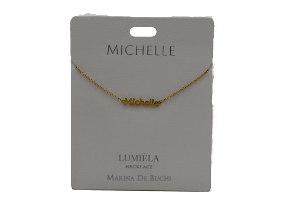 Mulberry Studios Personalized Name Necklaces - M through V