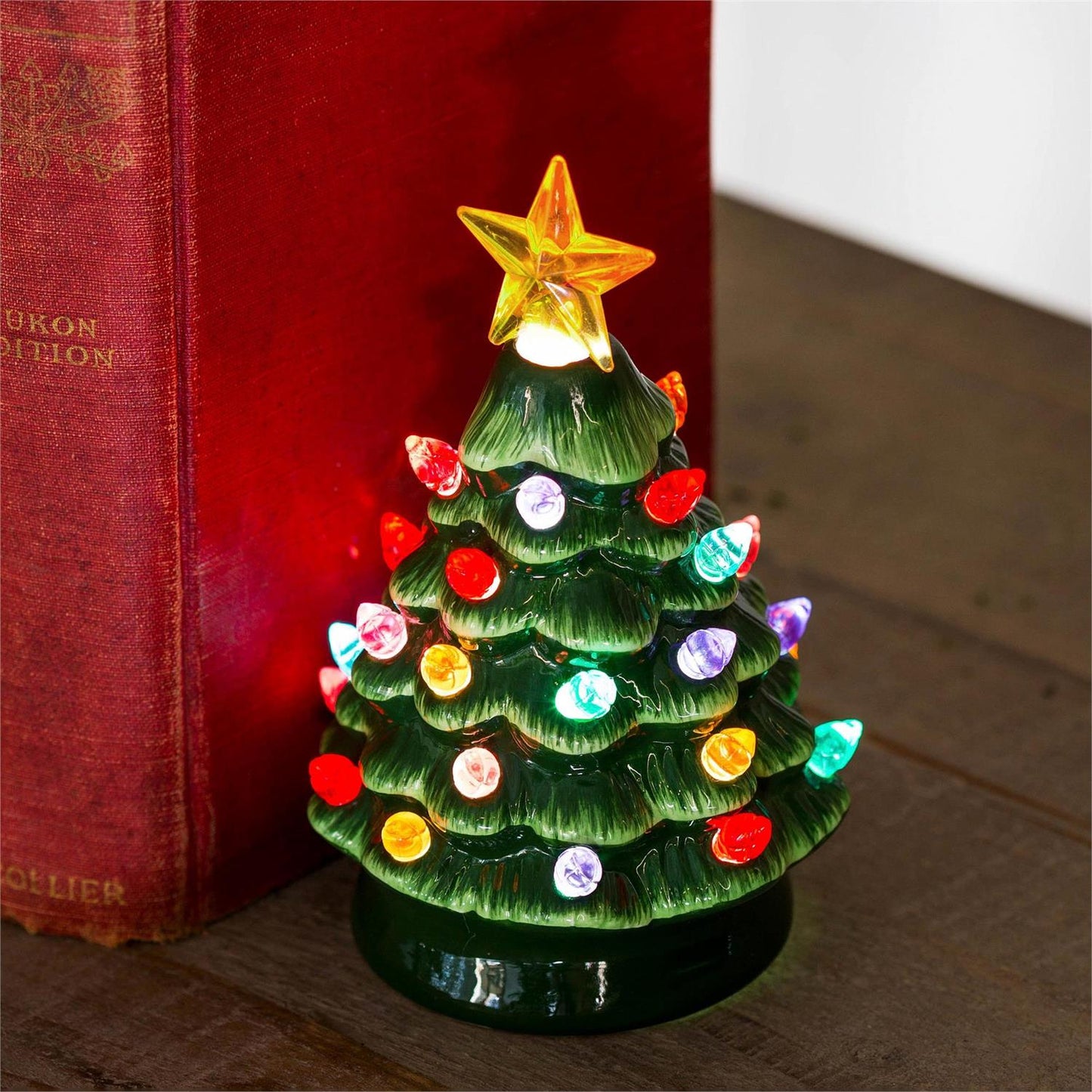 Mini LED Ceramic Christmas Tree