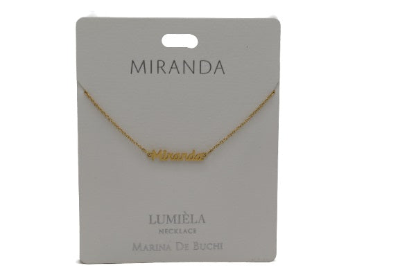Mulberry Studios Personalized Name Necklaces - M through V