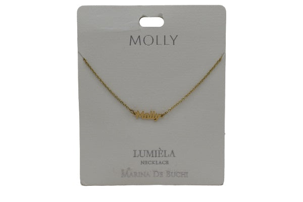 Mulberry Studios Personalized Name Necklaces - M through V