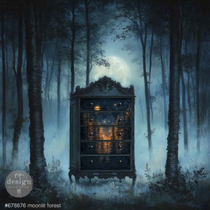 Decoupage Fiber Paper - Moonlit Forest