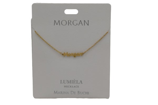 Mulberry Studios Personalized Name Necklaces - M through V