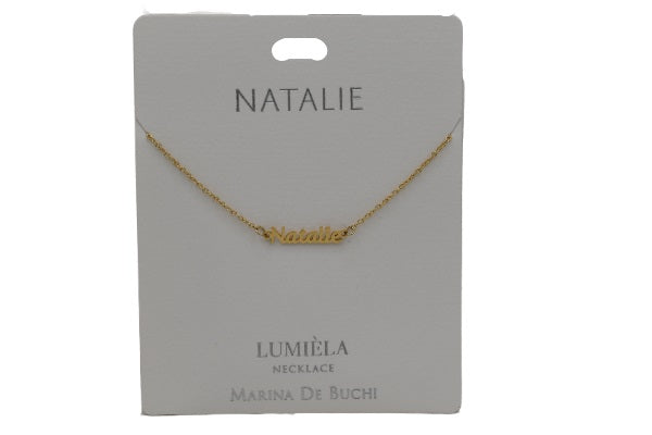 Mulberry Studios Personalized Name Necklaces - M through V