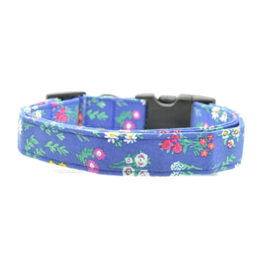 Navy Floral Collar