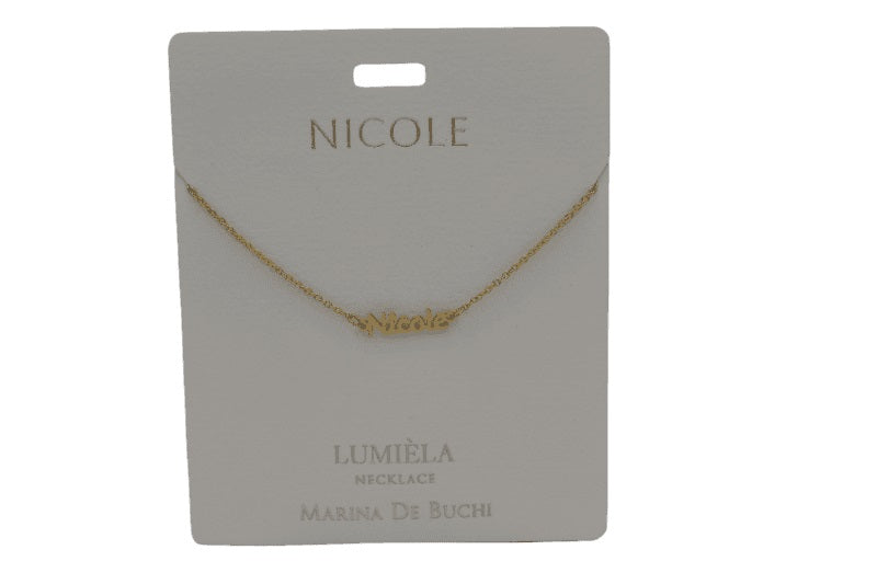 Mulberry Studios Personalized Name Necklaces - M through V