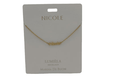 Mulberry Studios Personalized Name Necklaces - M through V