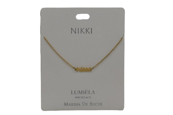 Mulberry Studios Personalized Name Necklaces - M through V